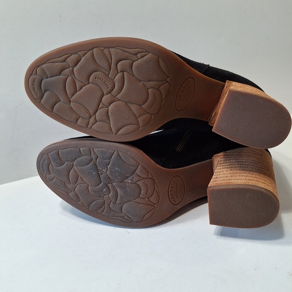 Kork-Ease Black Suede Academia Block Heel Preppy Ankle Boots Size 7.5 - Picture 8 of 12